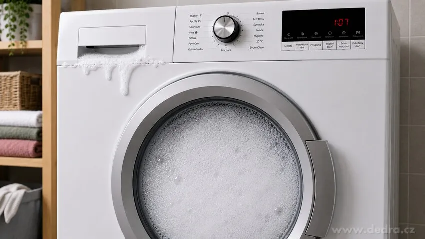 Mașină de spălat plină de spumă? Ce să faceți când ați supradozat detergentul de spălare?